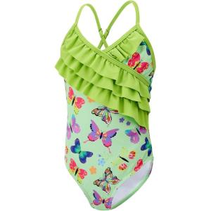 imageAmerican Trends Girls Swimwear Girls One Piece Swimsuits Ruffle Kids Bathing Suits for GirlsButterfly