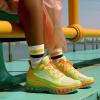 imageAmerican Trends Ankle Mini Crew Socks for Women Retro Novelty Quarter Striped Athletic Mid Sock3pack2