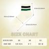 imageAmerican Trends Ankle Mini Crew Socks for Women Retro Novelty Quarter Striped Athletic Mid SockBlackgreen Stripe
