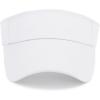 imageWomens Cotton Sun Protection Visor Hats  Sports Sun Visor CapA Solid W Hite