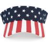 imageWomens Cotton Sun Protection Visor Hats  Sports Sun Visor CapAmerican Flag