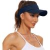 imageWomens Cotton Sun Protection Visor Hats  Sports Sun Visor CapN Avy