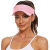imageWomens Cotton Sun Protection Visor Hats  Sports Sun Visor CapP Ink