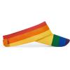 imageWomens Cotton Sun Protection Visor Hats  Sports Sun Visor CapRainbow