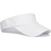 imageWomens Cotton Sun Protection Visor Hats  Sports Sun Visor CapWhite