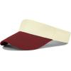 imageWomens Cotton Sun Protection Visor Hats  Sports Sun Visor CapZ Redwhite