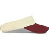 imageWomens Cotton Sun Protection Visor Hats  Sports Sun Visor CapZ Redwhite