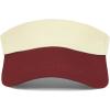 imageWomens Cotton Sun Protection Visor Hats  Sports Sun Visor CapZ Redwhite