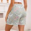 image3 Pack Pajama Shorts Women Casual Elastic Waist Comfy Printed Sleep Lounge Shorts for Women PJ BottomsSet1