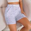 image3 Pack Pajama Shorts Women Casual Elastic Waist Comfy Printed Sleep Lounge Shorts for Women PJ BottomsSet1