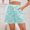 image3 Pack Pajama Shorts Women Casual Elastic Waist Comfy Printed Sleep Lounge Shorts for Women PJ BottomsSet2