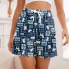 image3 Pack Pajama Shorts Women Casual Elastic Waist Comfy Printed Sleep Lounge Shorts for Women PJ BottomsSet3