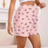 image3 Pack Pajama Shorts Women Casual Elastic Waist Comfy Printed Sleep Lounge Shorts for Women PJ BottomsSet4