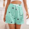 image3 Pack Pajama Shorts Women Casual Elastic Waist Comfy Printed Sleep Lounge Shorts for Women PJ BottomsSet4