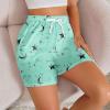 image3 Pack Pajama Shorts Women Casual Elastic Waist Comfy Printed Sleep Lounge Shorts for Women PJ BottomsSet5