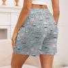image3 Pack Pajama Shorts Women Casual Elastic Waist Comfy Printed Sleep Lounge Shorts for Women PJ BottomsSet5