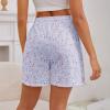 image3 Pack Pajama Shorts Women Casual Elastic Waist Comfy Printed Sleep Lounge Shorts for Women PJ BottomsSet5