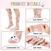 imageAmerican Trends Knee High Socks for Women Striped Tube Socks Youth Athletic Soccer SocksCarrot Rabbit