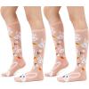 imageAmerican Trends Knee High Socks for Women Striped Tube Socks Youth Athletic Soccer SocksCarrot Rabbit
