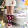 imageAmerican Trends Knee High Socks for Women Striped Tube Socks Youth Athletic Soccer SocksEaster Egg