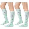 imageAmerican Trends Knee High Socks for Women Striped Tube Socks Youth Athletic Soccer SocksMeadow Rabbits