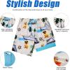 imageAmerican Trends Mens Swim Trunks Board Shorts Quick Dry Mens Swimming Trunks with Compression LinerDuck