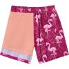 imageAmerican Trends Mens Swim Trunks Board Shorts Quick Dry Mens Swimming Trunks with Compression LinerFlamingo Geometry