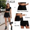 imageAmerican Trends Women Mini Skirt with Slit High Waist Mini Denim Skirt Causal Bodycon Short Jean Skirts with PocketsLight Khaki