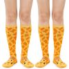 imageAmerican Trends Knee High Socks for Women Striped Tube Socks Youth Athletic Soccer SocksGiraffe