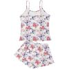imageAmerican Trends Cute Pajamas for Women Strawberry Print Cami Top and Shorts Pj Set Two Piece Pajama Set Sleepwear Sleep SetButterfly