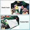 imageAmerican Trends Hawaiian Shirt for Men Short Sleeve Tropical Beach Shirts Mens Casual Button Down Summer Vacation WearFunny Raccoon