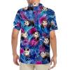 imageAmerican Trends Hawaiian Shirt for Men Short Sleeve Tropical Beach Shirts Mens Casual Button Down Summer Vacation WearPossum Palm Tree Leaves