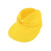 imageSun Hats for Women UV Protection Sun Visor Wide Brim Summer Hats with PonytailYellow