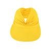 imageSun Hats for Women UV Protection Sun Visor Wide Brim Summer Hats with PonytailYellow