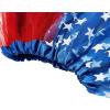 imageWomens Tutu Skirt Elastic 5 Layered Vintage Tulle Ballet Skirt Party Festival CostumeRed Blue and White