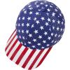 imageAmerican Trends Men Women Baseball Cap Adjustable Dad Hat Breathable Waterproof Colorful Cap HatAmerican Flag