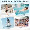 imageAmerican Trends Mens Swim Trunks with Compression Liner Board Shorts for Men Quick Dry Swimsuits Bathing Suit Swimwear MXXLFair Isle