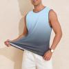 imageAmerican Trends Mens Tank Tops Beach Summer Sleeveless Tee Shirts Hawaiian Muscle Graphic Tank Tops for MenBlue Gradient