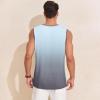 imageAmerican Trends Mens Tank Tops Beach Summer Sleeveless Tee Shirts Hawaiian Muscle Graphic Tank Tops for MenBlue Gradient