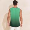 imageAmerican Trends Mens Tank Tops Beach Summer Sleeveless Tee Shirts Hawaiian Muscle Graphic Tank Tops for MenGreen Gradient