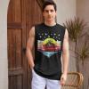imageAmerican Trends Mens Tank Tops Beach Summer Sleeveless Tee Shirts Hawaiian Muscle Graphic Tank Tops for MenSeascape Black