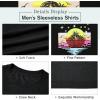 imageAmerican Trends Mens Tank Tops Beach Summer Sleeveless Tee Shirts Hawaiian Muscle Graphic Tank Tops for MenSeascape Black