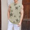 imageAmerican Trends Mens Tank Tops Beach Summer Sleeveless Tee Shirts Hawaiian Muscle Graphic Tank Tops for MenStar