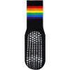 imageAmerican Trends Pilates Socks with Grips for Women Yoga ampamp Barre  Non Slip1 Pairblack Rainbow