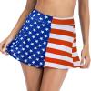 imageAmerican Trends Womens High Waisted Swimsuit Cover Up Skirt Bikini Bottoms with Side PocketAmerican Flag