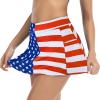 imageAmerican Trends Womens High Waisted Swimsuit Cover Up Skirt Bikini Bottoms with Side PocketAmerican Flag