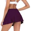 imageAmerican Trends Womens High Waisted Swimsuit Cover Up Skirt Bikini Bottoms with Side PocketFuchsia