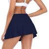 imageAmerican Trends Womens High Waisted Swimsuit Cover Up Skirt Bikini Bottoms with Side PocketNavy Blue