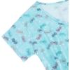 imageAmerican Trends Womens Pajama Sets Two Piece Sleep Shirt Short Sleeve Cartoon Print Pj Set Tops with Capri Pants SleepwearC Blue Butterfly