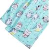 imageAmerican Trends Womens Pajama Sets Two Piece Sleep Shirt Short Sleeve Cartoon Print Pj Set Tops with Capri Pants SleepwearC Bluegreen Owl